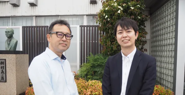 村瀬拓哉氏(左)・CIS営業 鈴木(右)