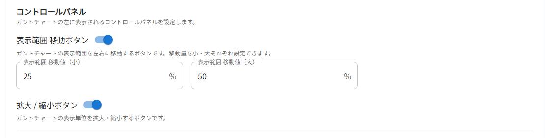 コントロールパネル