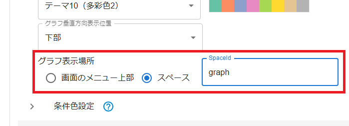 プラグイン設定レイアウト設定画面